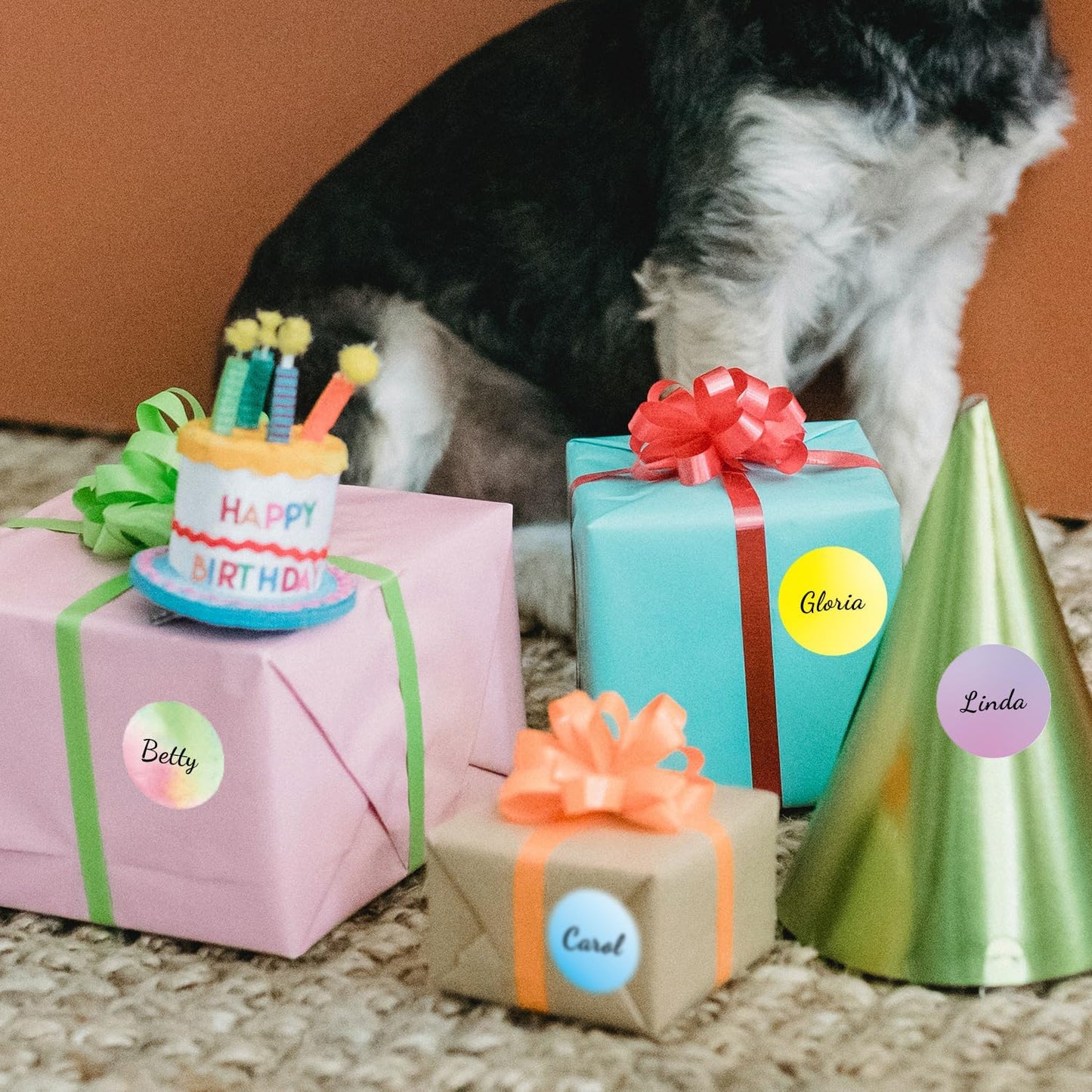 1.5 Inch Green Round Thermal Sticker Labels, Self-Adhesive Circle Direct Thermal Labels, Multi-Purpose Roll Sticker Labels for DIY Logo Design with Perforation Line( 500 Labels,1 Roll)