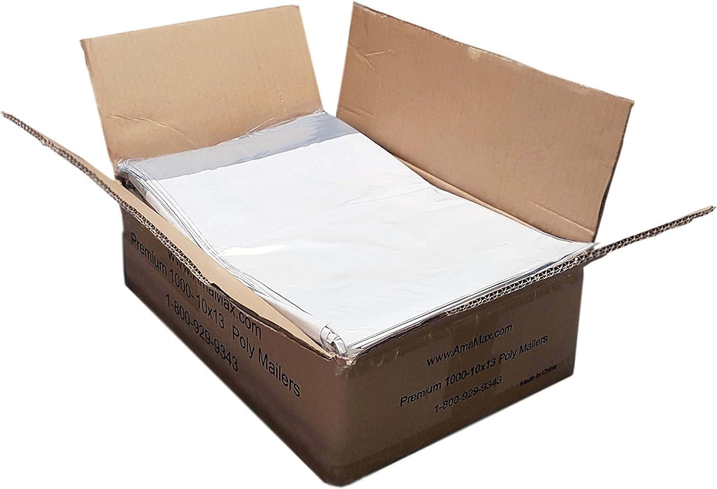 iMBAPrice 1000 - 10x13 Premium Matte Finish White Poly Mailers Envelopes Bags (iMBA-4PM-1000)