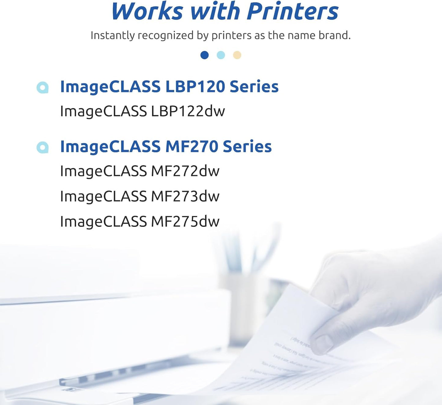 INK E-SALE 071H 071 High Capacity Toner Cartridge Replacement for Canon 071 071H Black Toner use for Canon imageCLASS LBP122dw MF273dw MF275dw MF272dw LBP120 MF270 Printer (Black,1-Pack)