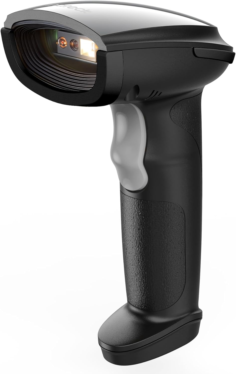 Inateck 2D Barcode Scanner, Wireless Bluetooth QR Barcode Scanner, Handheld Scanner with APP and SDK, 1 Charge for 3 Months, BCST-23 Dark Gray