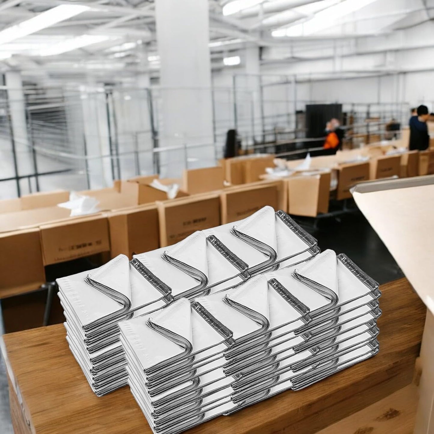 iMBAPrice 14.5x19 Inches White Poly Mailers, 1000-Pack ML Size #6 Poly Mailing Shipping Envelopes Bags, Self Seal Adhesive Waterproof and Tear Proof (Total 1000 Bags)